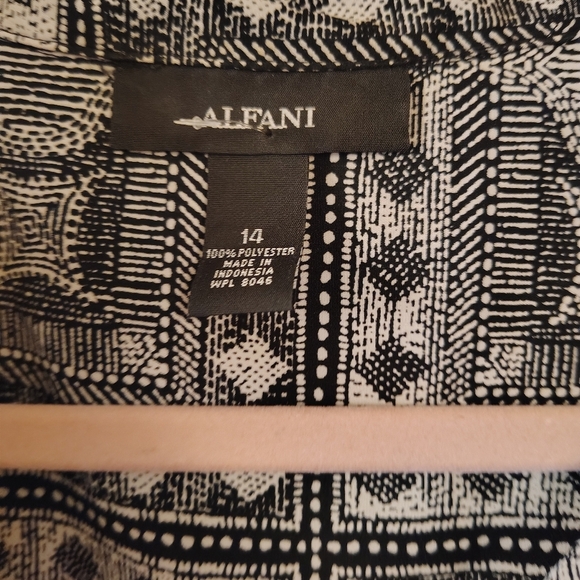 Alfani women's PLUS size 14 sleeveless black GOTH, MODE, RETRO, CLASSIC, COMFY - Picture 9 of 9